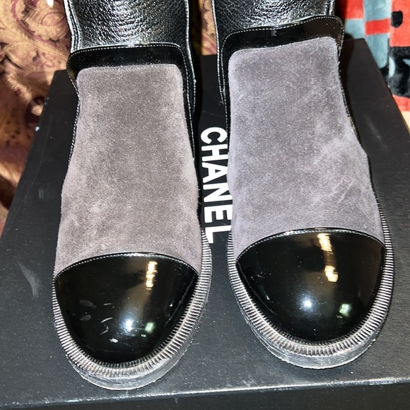 Chanel Moto-Cross Combat Boots Dress - Picture 15 of 17